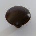 Knob style J 44mm walnut lacquered wooden knob